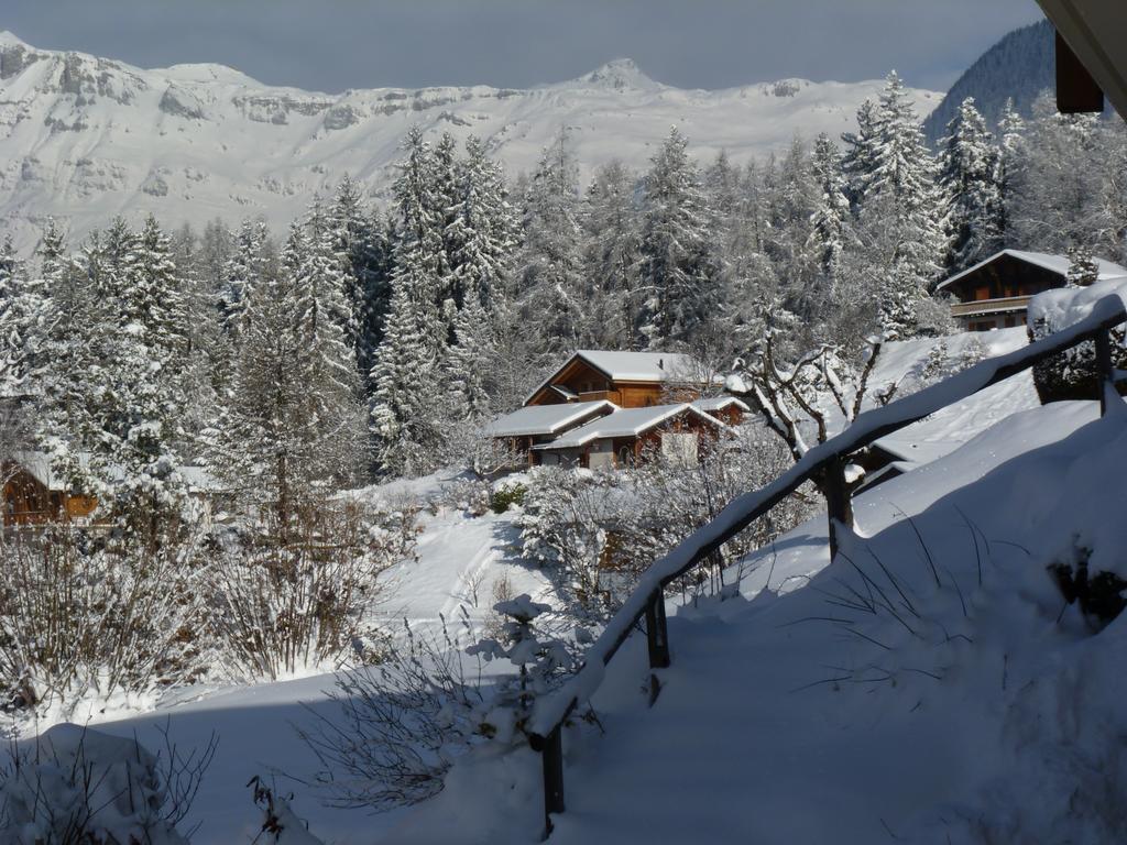 Chalet Des Alpes - Sunset View - 크란스몬타나 외부 사진