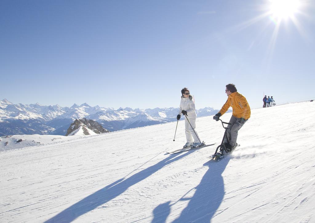 Chalet Des Alpes - Sunset View - 크란스몬타나 외부 사진