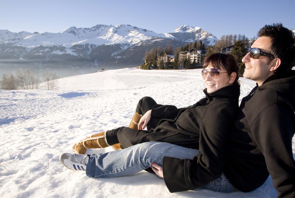Chalet Des Alpes - Sunset View - 크란스몬타나 외부 사진