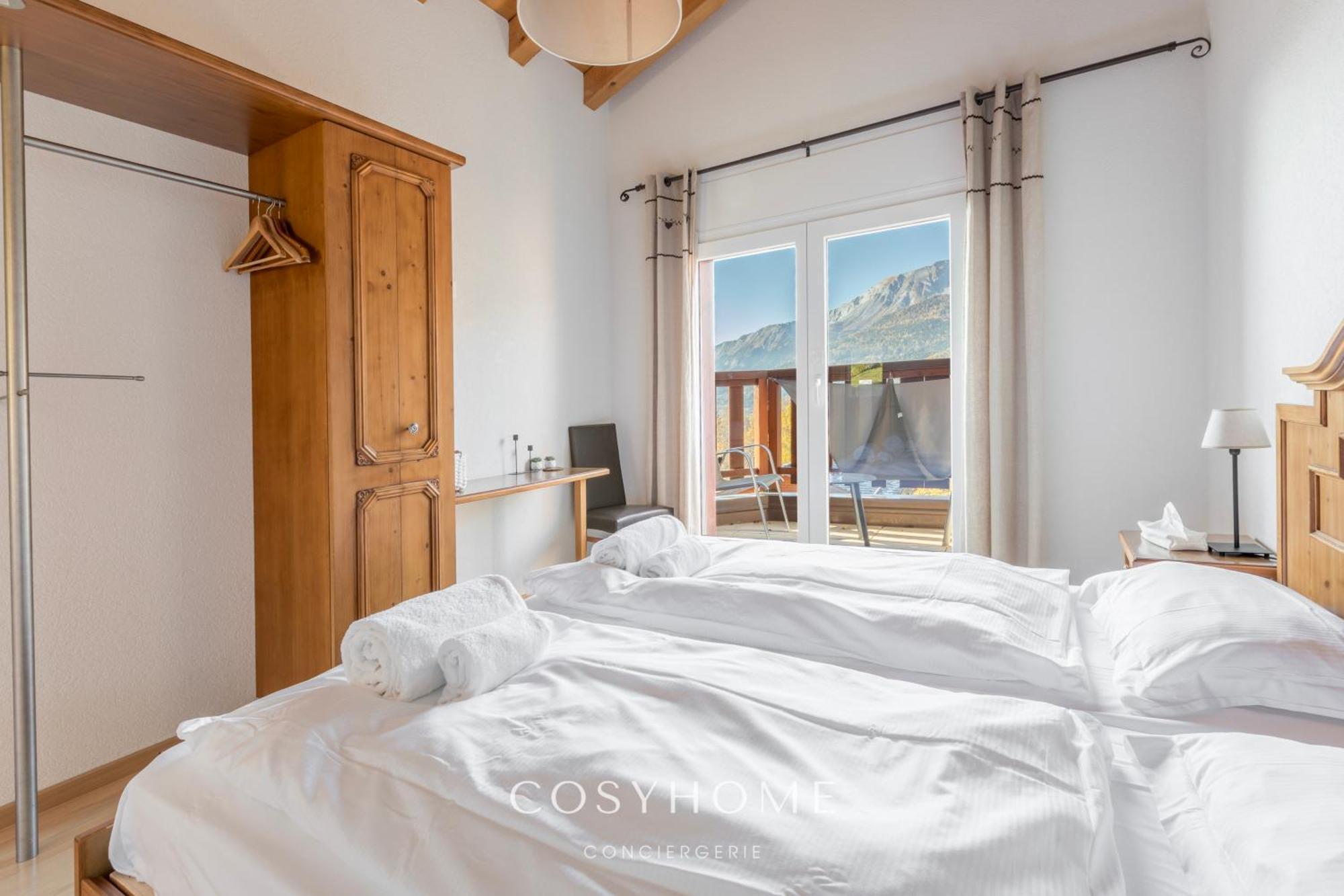 Chalet Des Alpes - Sunset View - 크란스몬타나 외부 사진