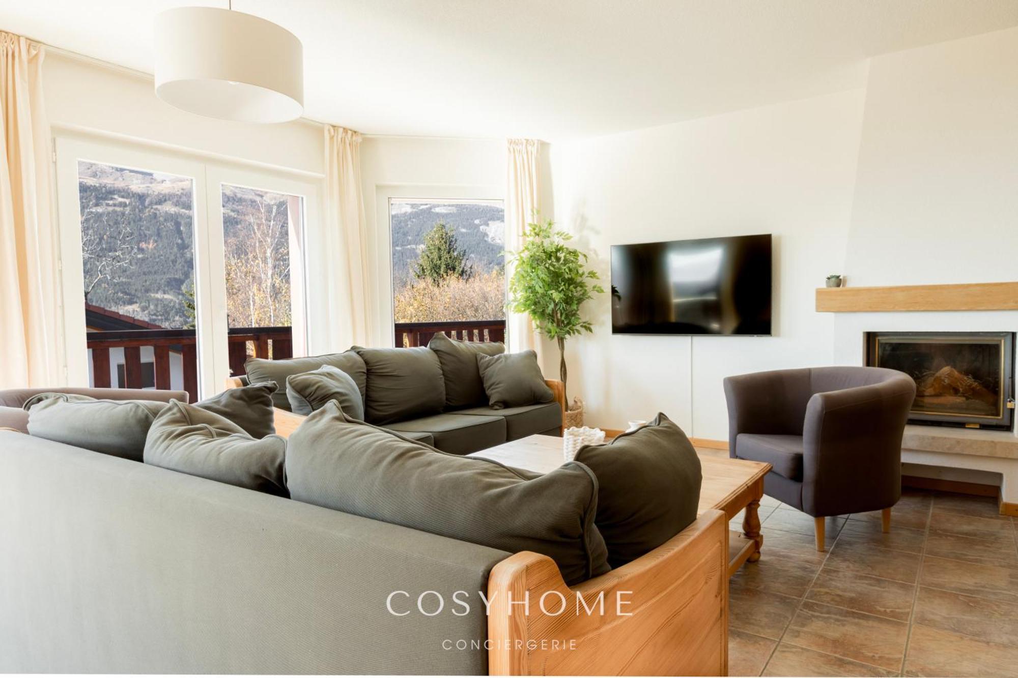 Chalet Des Alpes - Sunset View - 크란스몬타나 외부 사진