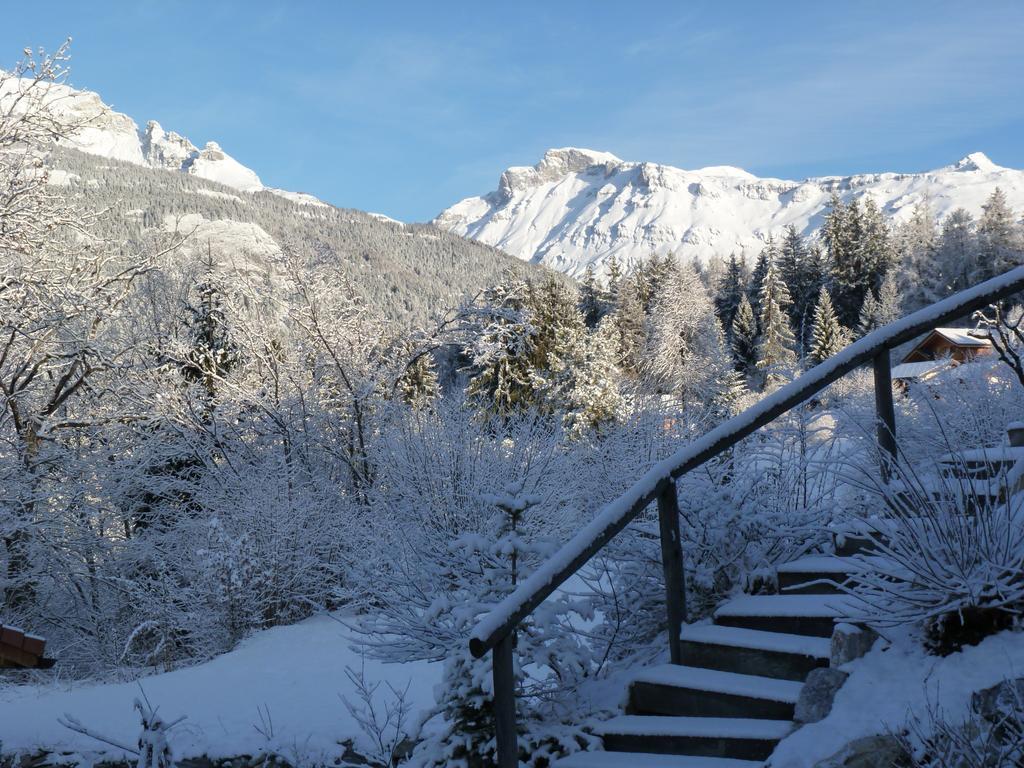 크란스몬타나 Chalet Des Alpes B&B 외부 사진